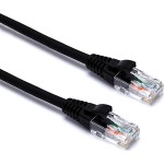 Excel Cat6 Patch Lead U/UTP Unshielded LSOH Blade Booted 2 m Black - 100-360