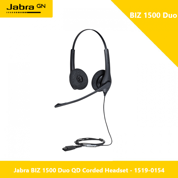 Jabra biz 1500 best sale duo usb price