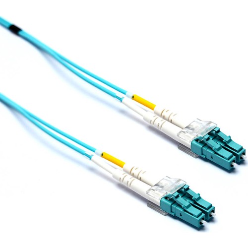Cordon de Raccordement Fibre Optique Excel Enbeam OM3 LC-LC Multimode 50/125 Duplex LS0H Aqua 3 m