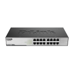 D-Link (DES‑1016D) 16‑Port Fast Ethernet Unmanaged Desktop Switch