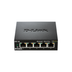 D-Link (DGS‑105) 5‑Port Gigabit Unmanaged Desktop Switch