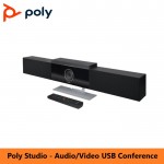 Poly (7200-85830-102)  Studio - Audio/Video USB Conference, Soundbar with 4K Camera