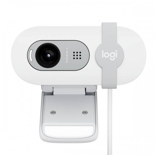 Logitech Brio 100 Full HD 1080p Webcam for Meetings & Streaming, Auto-Light Balance - 960-001617