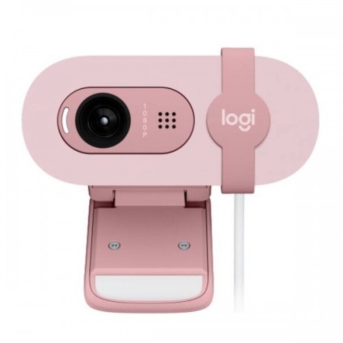 Logitech Brio 100 Full HD 1080p Webcam for Meetings & Streaming, Auto-Light Balance - 960-001623