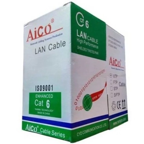 Aico Cat6 UTP LAN Cable Roll 305 Meter