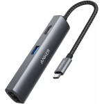 Anker A8321HA1.GY Powerhub Premium 4-In-1 USB-C Grey