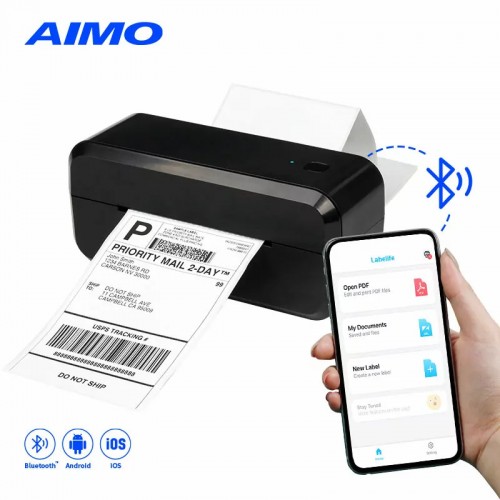 AIMO AM-243BT Shipping Label Printer with Bluetooth