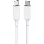 Anker A8032H21 Powerline Select+Usb-C To Usb-C 2.0 Cable 3Ft White 