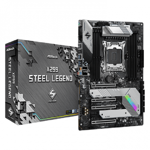 ASRock-X299 Steel, 4 PCIe 3.0 x16, Supports DDR4, Motherboard