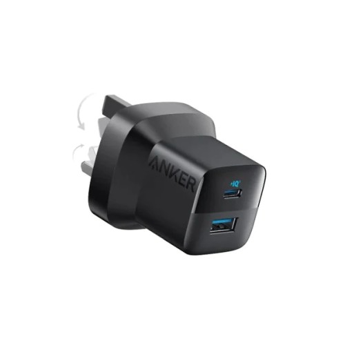 Anker 323 Dual Port Charger 33W Charger - Black - A2331K21