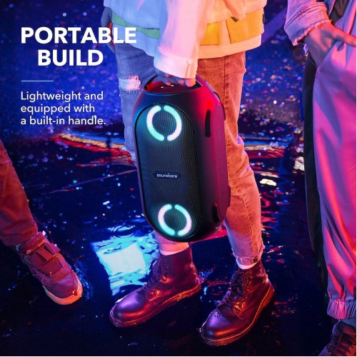Anker SoundCore Rave Mini Portable Party-Proof Speaker Black - A3390H11