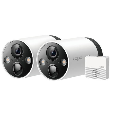 Tapo C420S2 Tapo 2K 4MP Smart Wire-Free Security CCTV Camera System|180-Day Battery Life| Full-Color Night Vision|People, Pets, & Vehicle Detection|2-Way Audio|IP65 Water&Dust Resistant