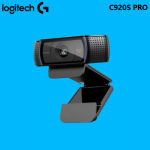 Logitech (C920S PRO) HD Pro WebCam, Full HD 1080p video calling with stereo audio