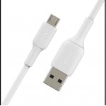 Belkin CAB005bt-1M-WH USB-A to Micro-USB Cable (1m / 3.3ft, White)