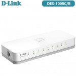 D-Link (DES-1008C) 8 port 10/100Base-T Unmanged switch