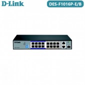 D-Link DES-F1016P-E/B 16-port 10/100Base-T Unmanaged Long Range Switchs