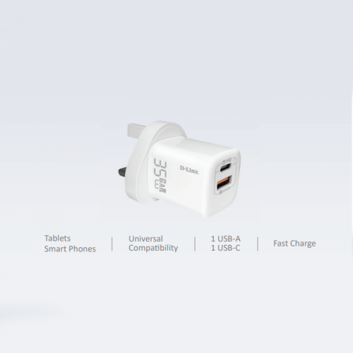 D-Link DPC-352 35W Dual USB Wall Charger