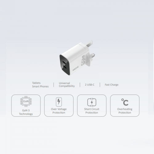 D-Link DPC-652 65W Dual USB Wall Charger