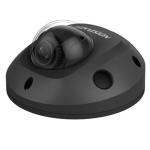 Hikvision (DS-2CD2545FWD-IS(4mm)(BLACK) 4 MP Powered-by-DarkFighter Fixed Mini Dome Network Camera