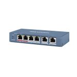 Hikvision (DS-3E0106HP-E) 4 Port Fast Ethernet Unmanaged POE Switch