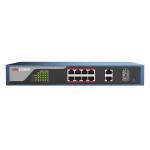 Hikvision (DS-3E1310P-E) 8 Port Fast Ethernet Web POE Switch