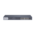 Hikvision (DS-3E1518P-E) 16 Port Gigabit Web POE Switch