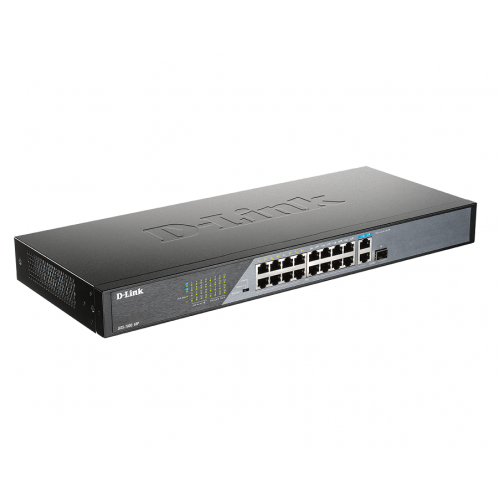 D-Link DSS-100E-18P 18-Port 10/100BASE-TX PoE Unmanaged Surveillance Switch