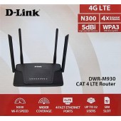 D-Link DWR-M930 N300 4G LTE Router