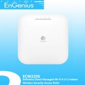EnGenius ECW220S Cloud Managed Wi-Fi 6 2×2 Indoor Wireless Security Access Point