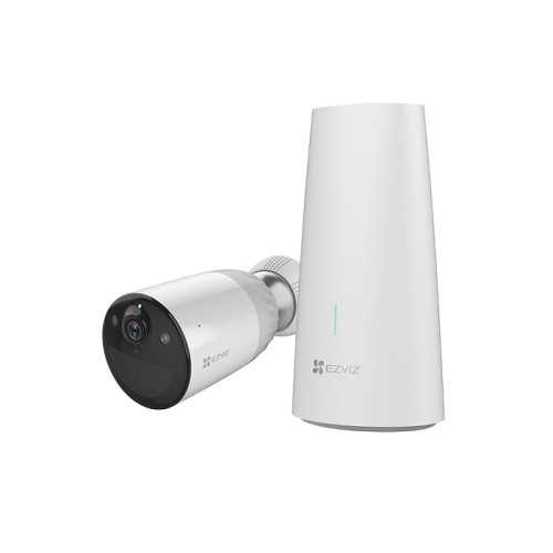 Ezviz CS-BC1-B1 BATTERY-POWERED CAMERA KIT, 1 CAMERA & 1 BASESTATION 2MP 12900mAh