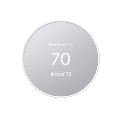 Google Nest Thermostat 4th Gen Smart Programmable Wifi- Snow White