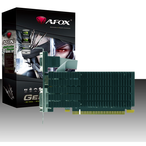 AFOX GT710 Geforce GT710 2GB DDR3 64Bit DVI HDMI VGA LP Single Fan