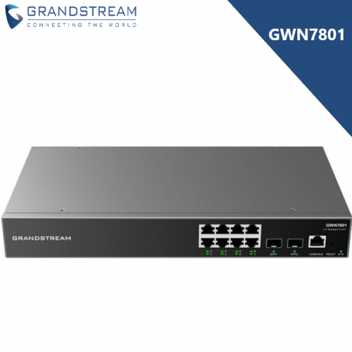 Grandstream GWN7801 8-Port Gigabit Managed Network Switch
