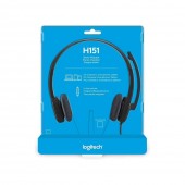 Logitech (H151) Stereo Headset with Noise-Cancelling Mic
