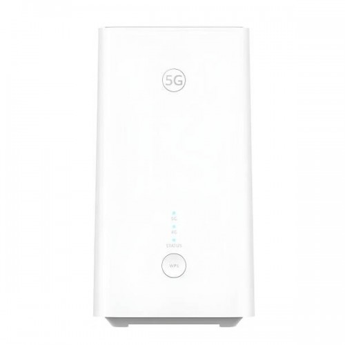 Huawei H155-381 CPE 5G Router, Dual-Band Wi-Fi Antenna, Balong 5000 Chipset, 2.4 GHz & 5 GHz Wireless Frequency Band - White
