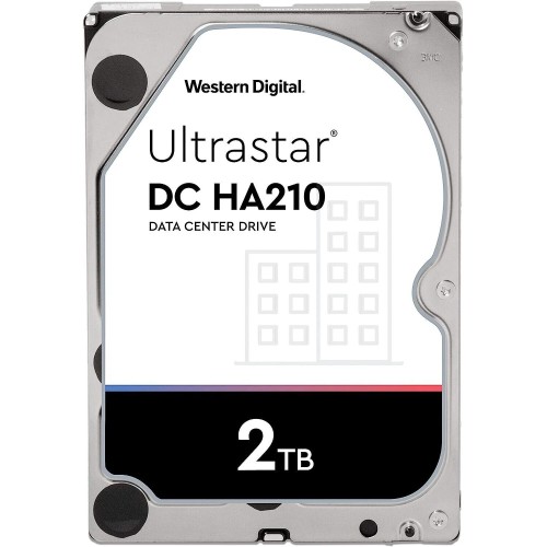 WD 1W10002 Ultrastar DC HA210 HDD Server 3.5’’ 2TB 1 7200 RPM, SATA - HUS722T2TALA604