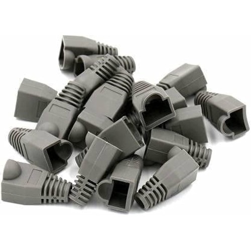 RJ45 Soft Plastic Network Wire LAN Strain Connector Boot