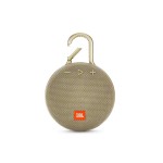 JBL Clip 3 Portable Waterproof Bluetooth Speaker Desert Sand