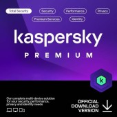 Kaspersky KL1047I5CFS-SLIM Premium Total Security + Customer Service Support, 3 Devices, 1 Year, Behavioral Shield, Box W/o CD