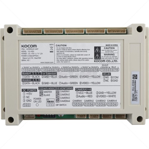 Kocom CC03-2 Interface Expansion Unit for 4 Door Cameras and 16 Monitors