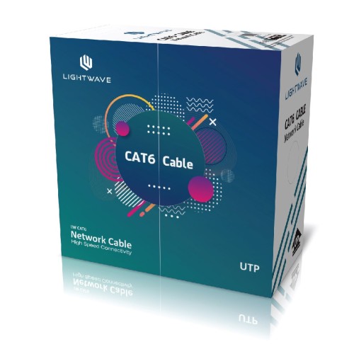 LightWave Cat6 Network Cable Indoor UTP 305M