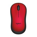Logitech M221 Silent Wireless Mouse  -Red 