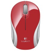 Logitech 910-002732 Mini Wireless Mouse Bright Red - M187