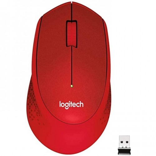 Logitech 910-004911 Silent Plus Wireless Mouse Red - M330