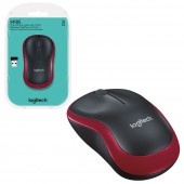 Logitech (M185) Wireless Mouse Red