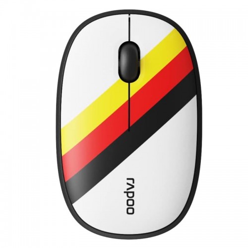 Rapoo M650 Silent Multi-mode Wireless Mouse White Yellow - 12093