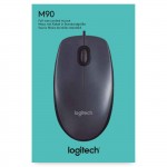 Logitech (M90) Wired Mouse Black