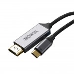 Mowsil (MOCH20) TYPE-C TO HDMI CABLE 2 Mtr 4K 