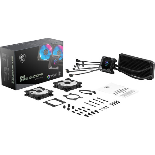 Refroidisseur liquide pour processeur AiO MSI MPG CORELIQUID K240