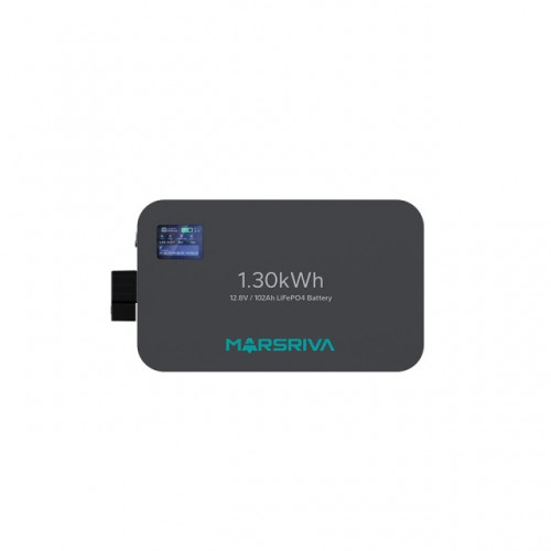 Marsriva MR-LFP12-100-WMD, 1.30kWh (12.8V / 102Ah) BYD LiFePO4 Battery (Grade A)